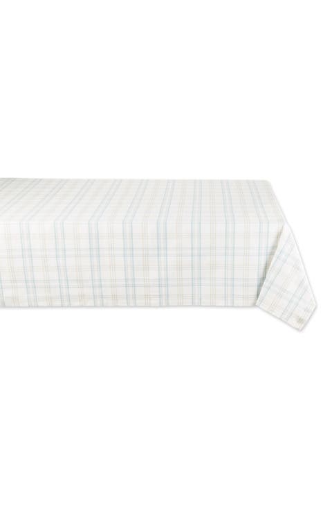 Cottontail Garden Plaid Tablecloth
