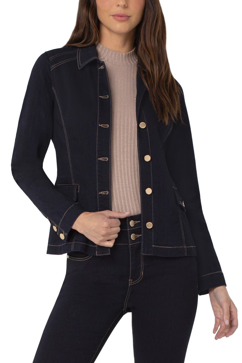 Tailored Denim Jacket, Main, color, CLARK