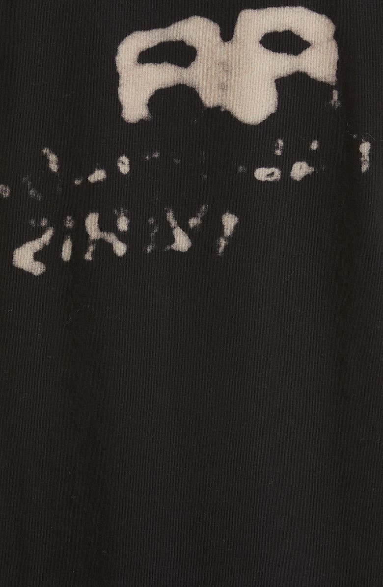 Balenciaga Women's Dirty BB Logo Distressed Cotton Graphic Tee, Alternate, color, 