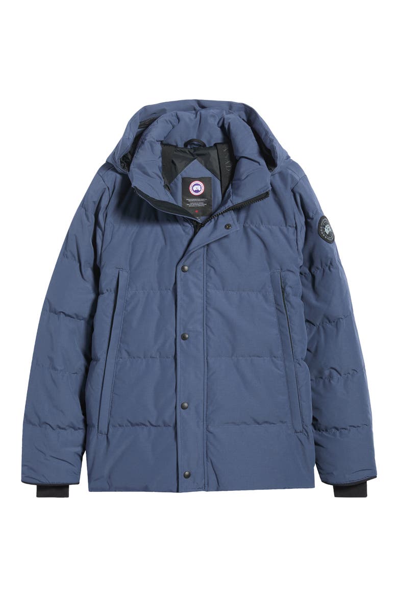 Wyndham Parka Black Label 625 Fill Power Down Parka, Main, color, DUSK BLUE