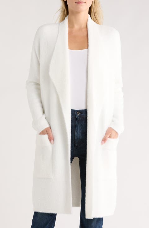 Mina Open Front Eyelash Cardigan