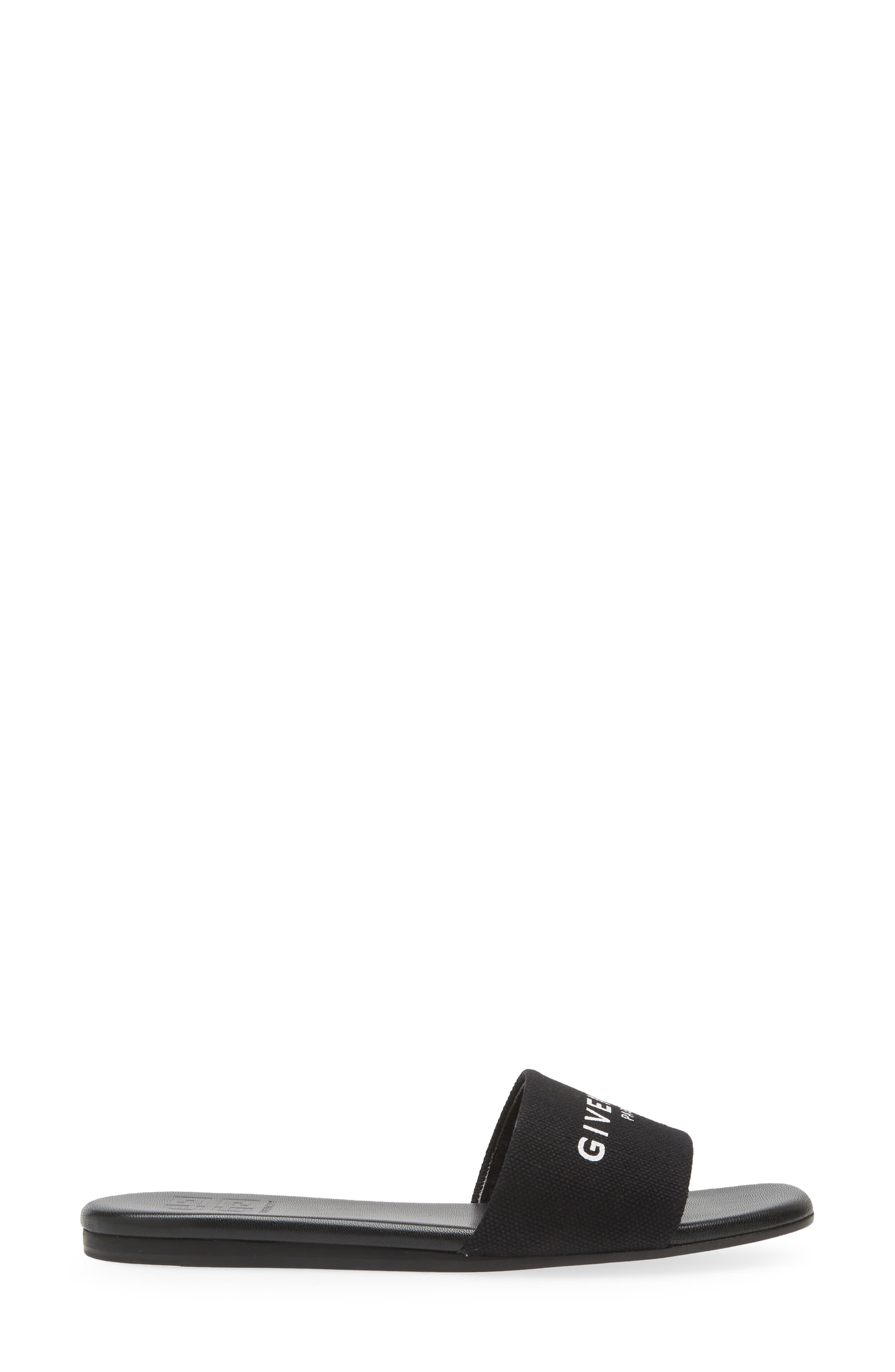 Givenchy 4G Flat Slide Sandal, Alternate, color, 