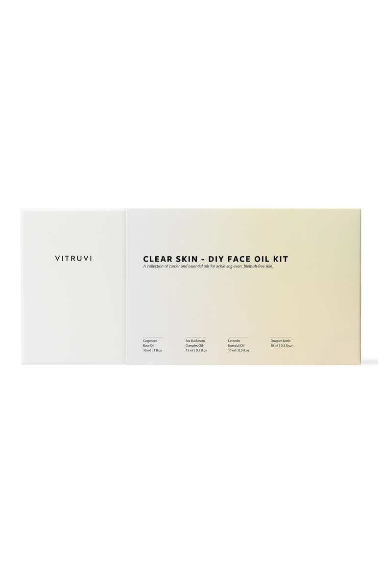 Clear Skin Do-It-Yourself Face Oil Set, Main, color, NO COLOR