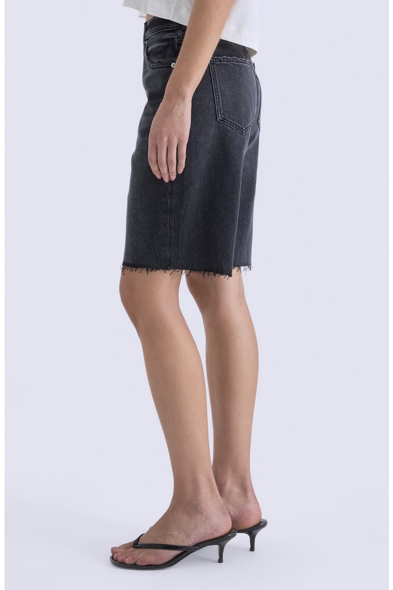 Nolan Denim Raw Hem Bermuda Shorts, Alternate, color, NIGHT CLUB
