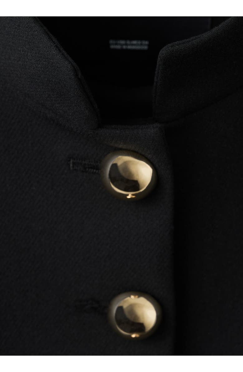 MANGO Mandarin Collar Jacket, Alternate, color,