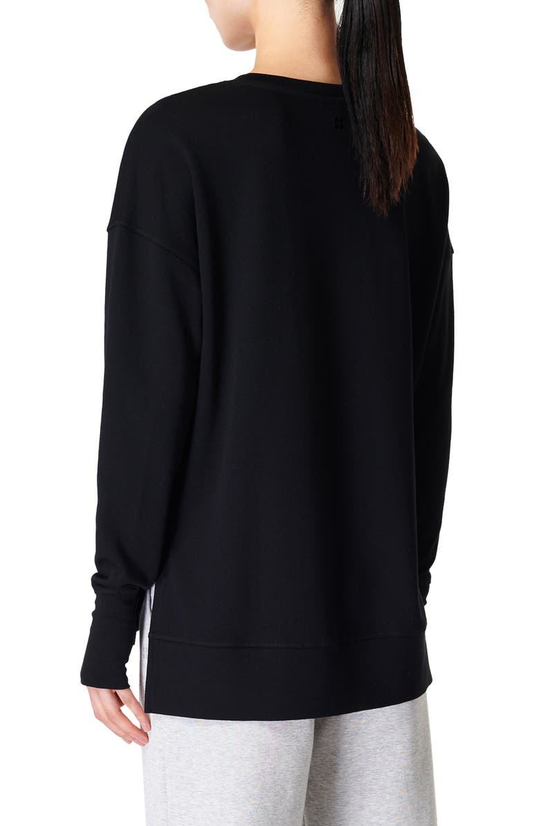 Sweaty Betty After Class Sweatshirt, Alternate, color, Black
