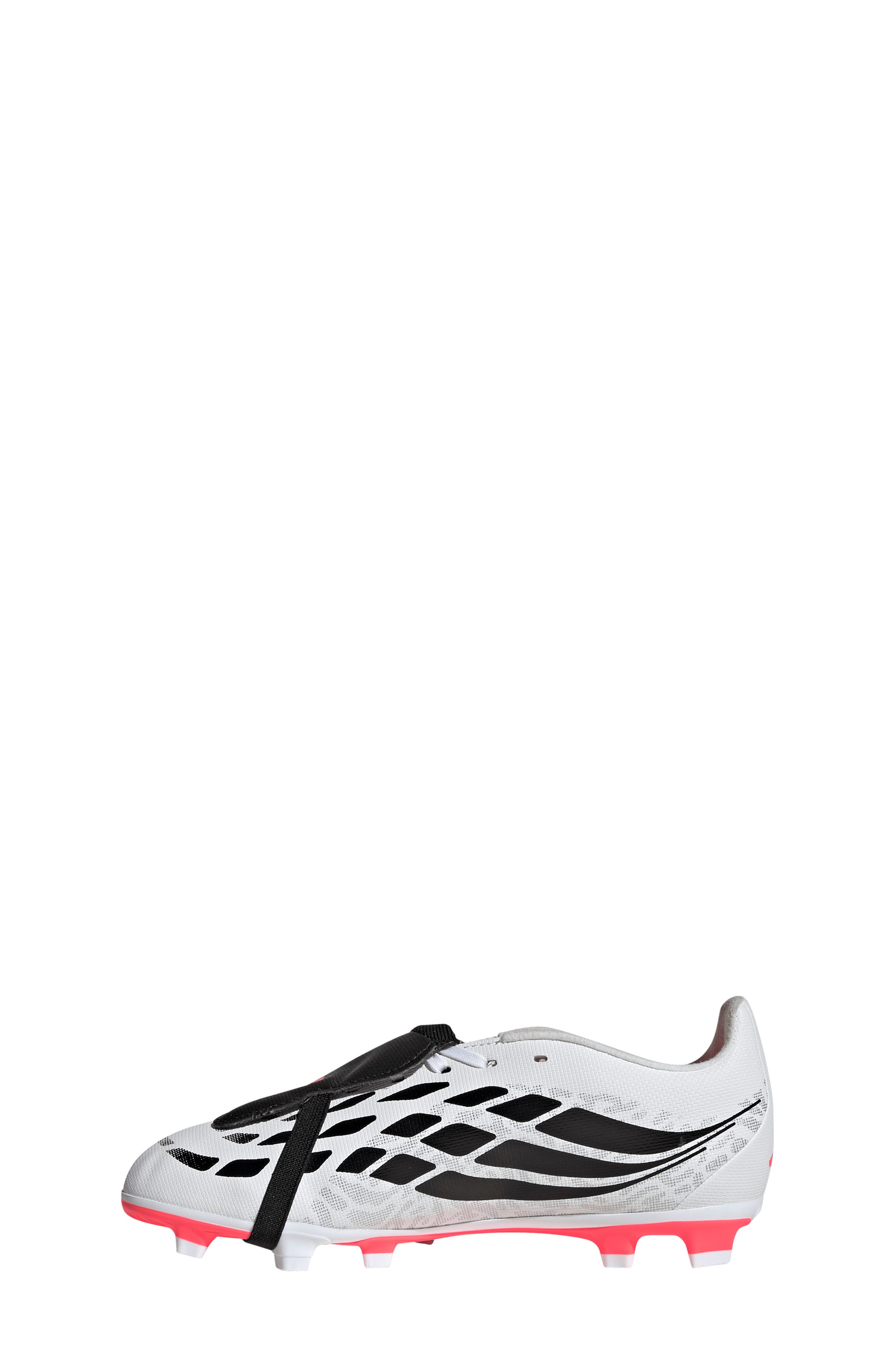 Kids' Predator Club Soccer Cleat, Alternate, color, WHITE/ TURBO/ BLACK 3