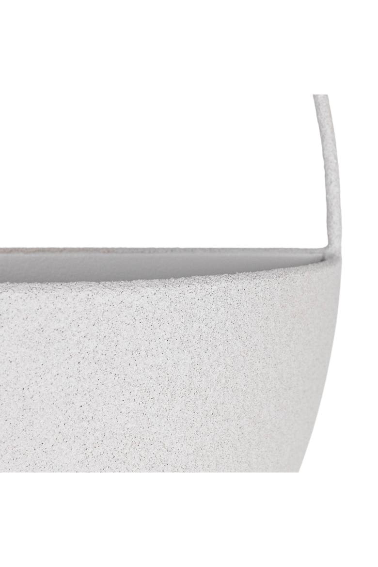 Textured Wall Pocket Gray Metal, Alternate, color, Gray