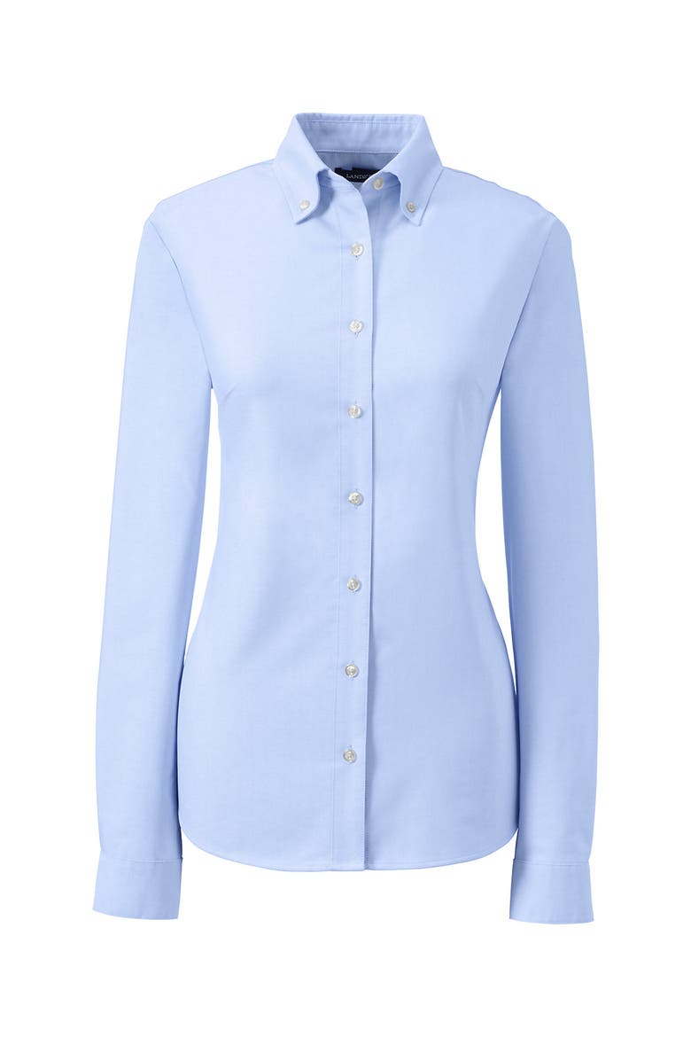 School Uniform  Long Sleeve Oxford Dress Shirt, Alternate, color, Blue