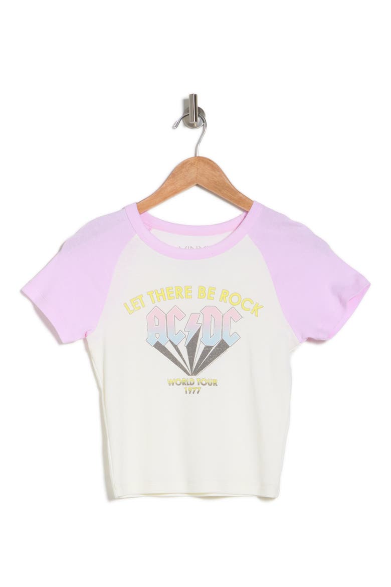 Vinyl Icons AC/DC Crop Graphic T-Shirt (Women) | Nordstromrack