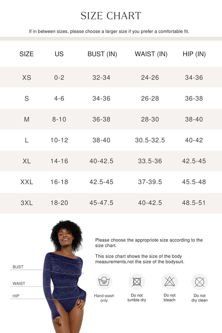 Shapewear Metallic Knit Long Sleeve Slimming Bodysuit, Alternate, color, RUBY