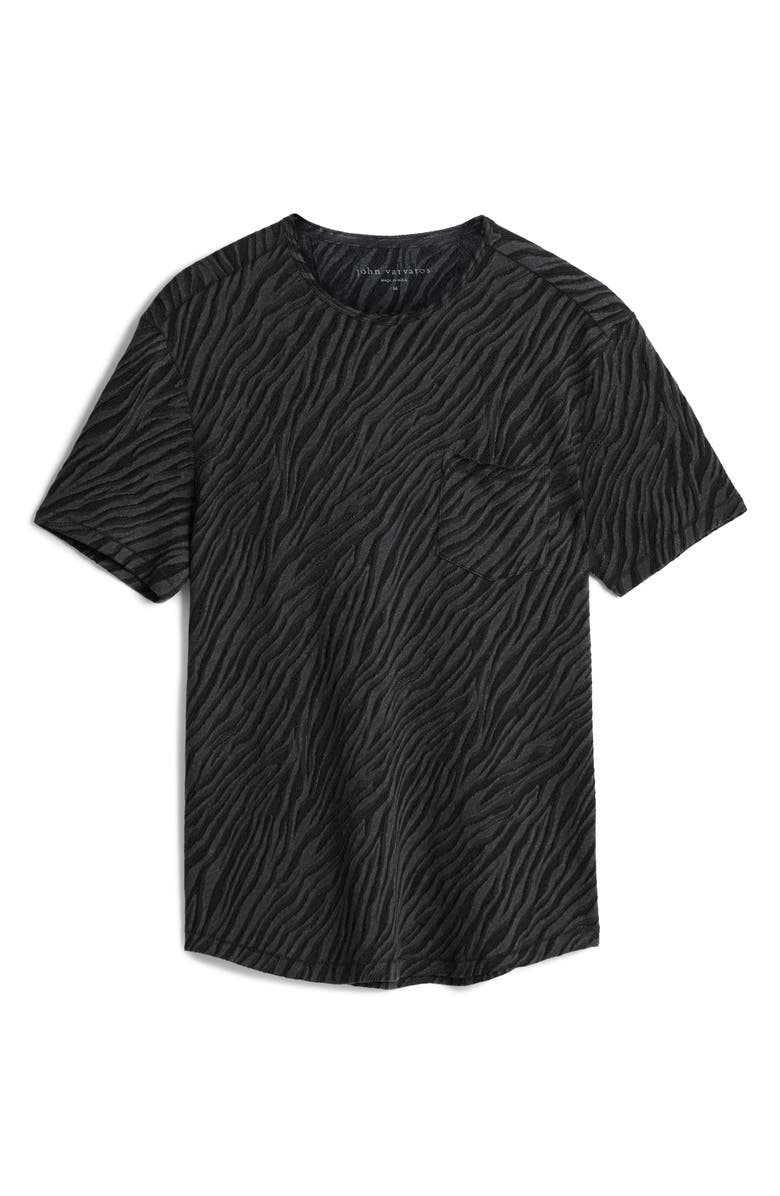 John Varvatos Kuhl Print Cotton Blend T-Shirt, Alternate, color, 