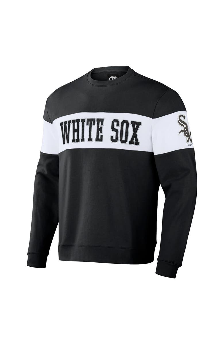 Darius Rucker Collection by Fanatics Men's Darius Rucker Collection by Fanatics Black Chicago White Sox Stripe Pullover Sweatshirt, Alternate, color, Black