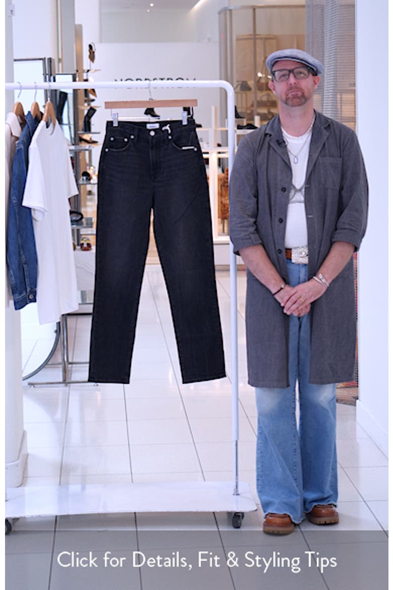 Bri High Waist Ankle Straight Leg Jeans video