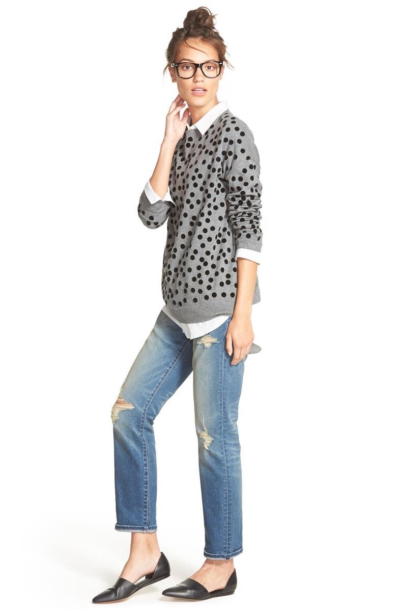 Treasure & Bond Treasure&Bond Boyfriend Jeans, Alternate, color, 