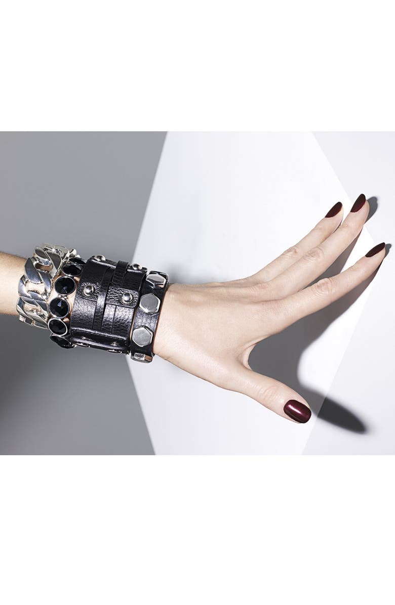 Lydell NYC Crystal Stretch Bracelet, Alternate, color, 