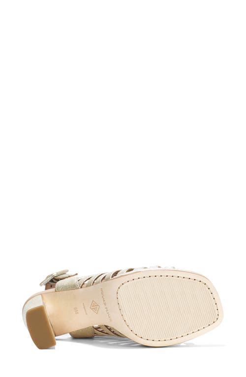 Donald Pliner Sevanna Ankle Strap Sandal In Platino