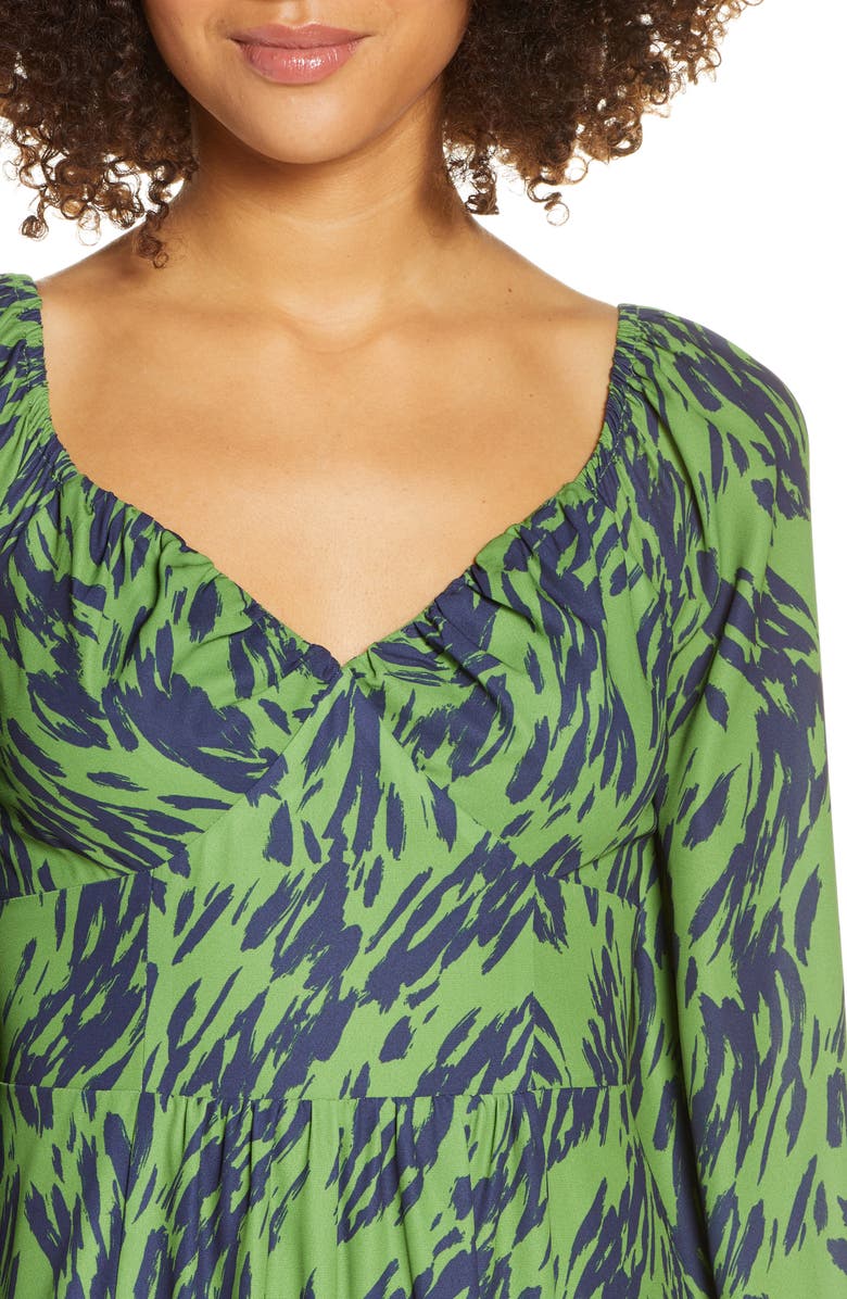 Ali & Jay Art Snob Long Sleeve Print Dress, Alternate, color,