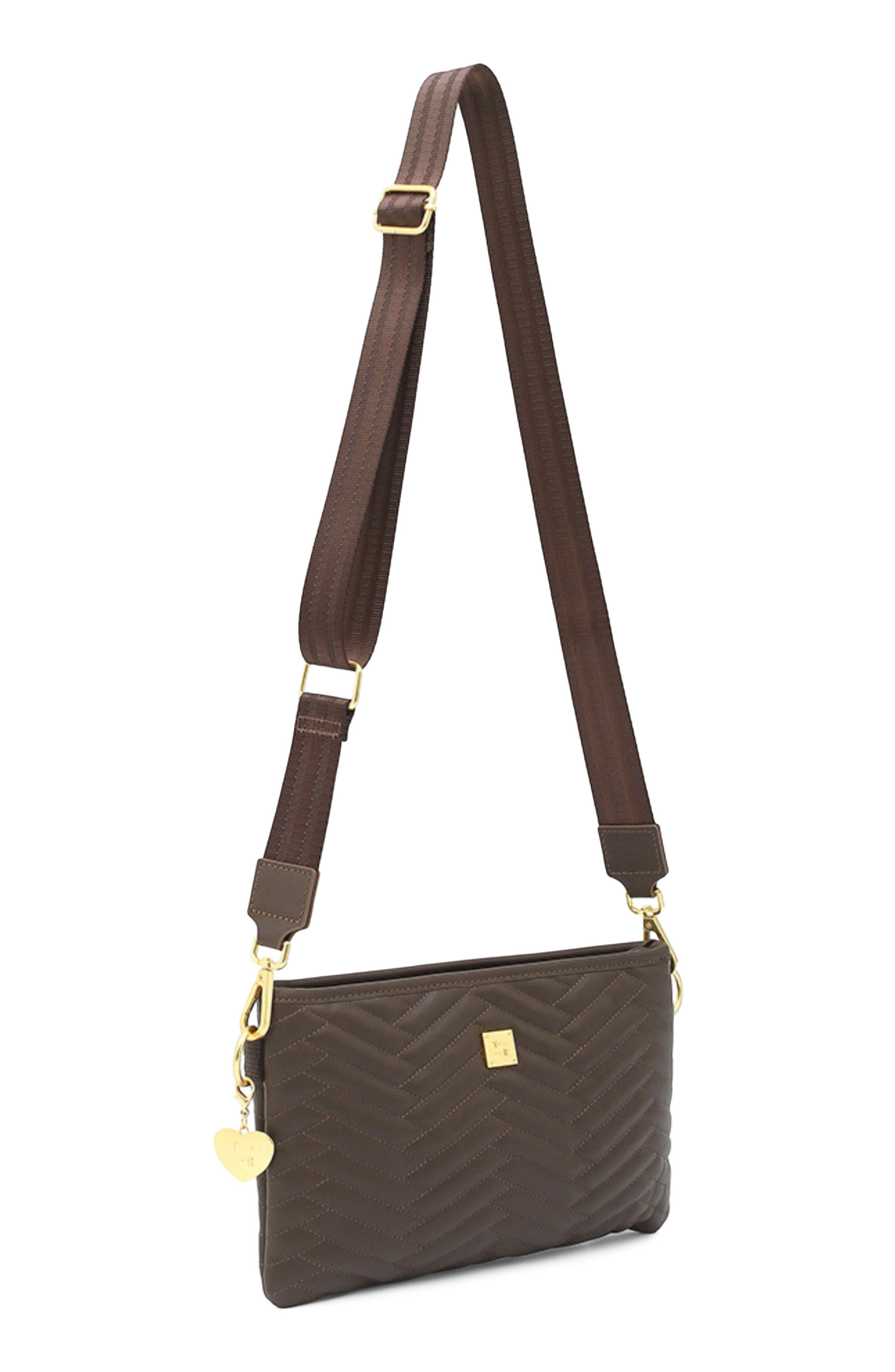 Almost Famous Leather Crossbody Bag, Alternate, color, ITALIAN ESPRESSO