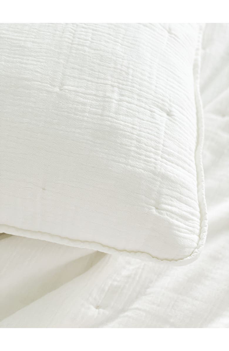 Anaya Easy Cotton Gauze Quilt & Pillow Set, Alternate, color, Beige