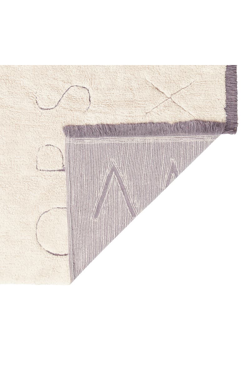 Lorena Canals RugCycled Washable Rug ABC, Alternate, color, Natural, Rugcycled Yarn