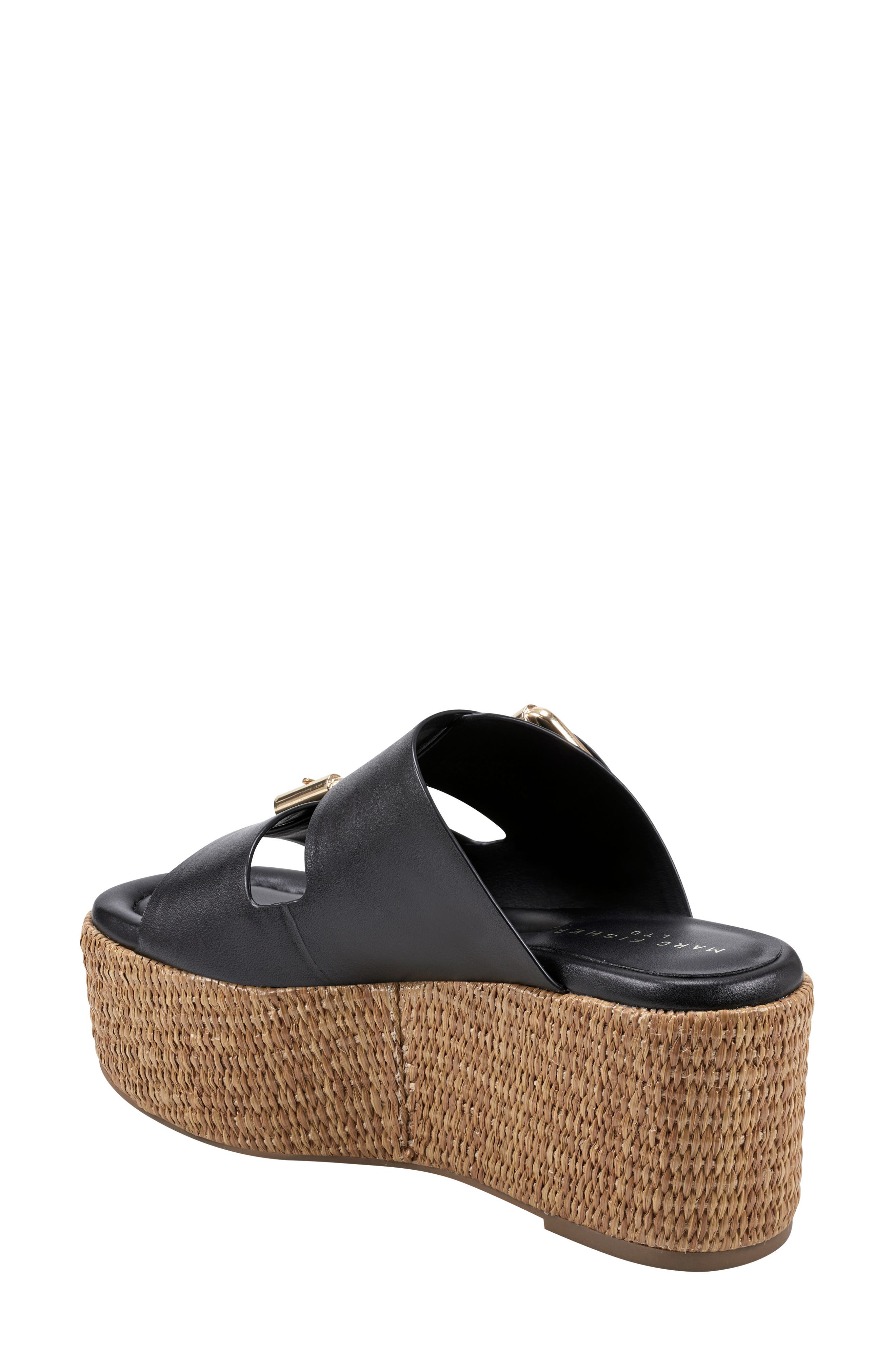 Marc Fisher LTD Palery Platform Slide Sandal, Alternate, color, 