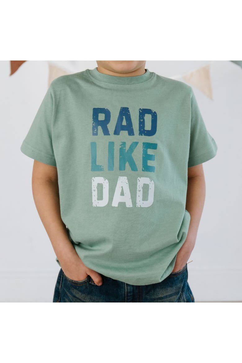 Rad Like Dad Short Sleeve T-Shirt, Alternate, color, Sage