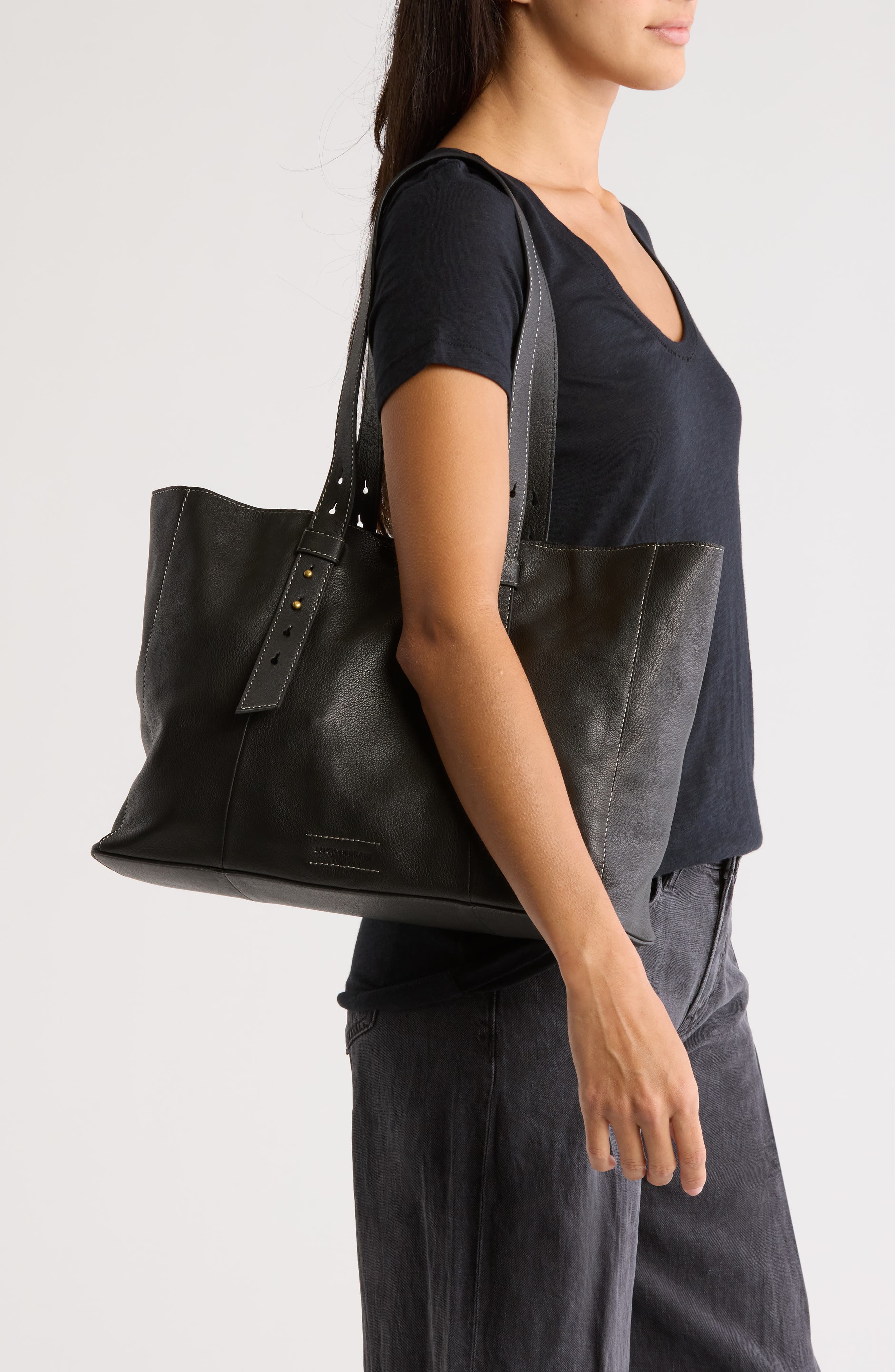 Lucky Brand Tyra Leather Tote, Alternate, color, 