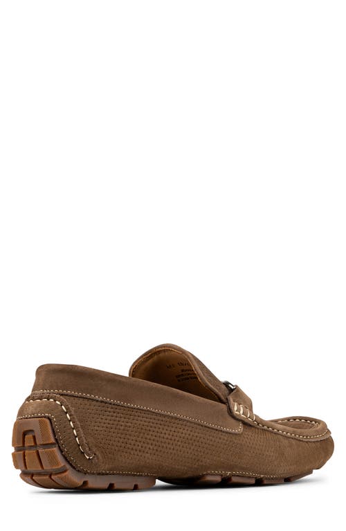 Donald Pliner Textured Horsebit Loafer In Brown