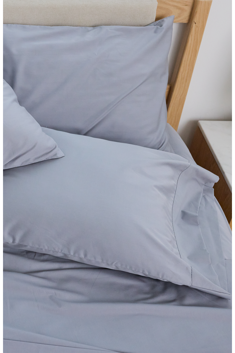 Performance Cotton Pillowcases, Alternate, color, Pewter