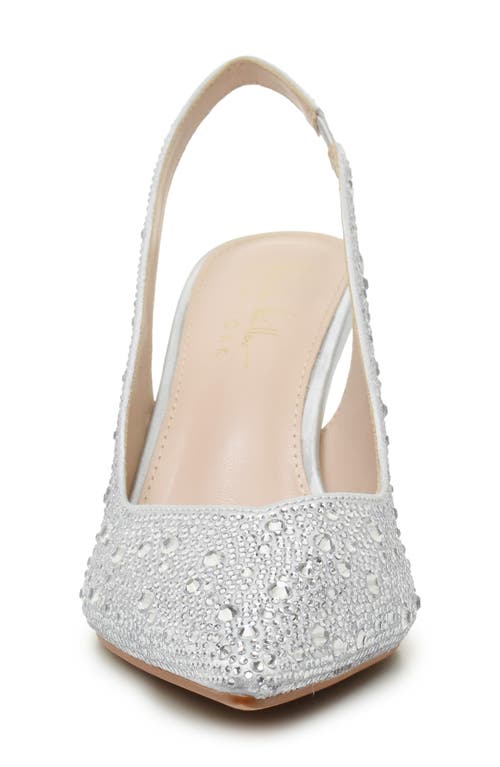 NICOLE MILLER NICOLE MILLER RHINESTONE SLINGBACK PUMP