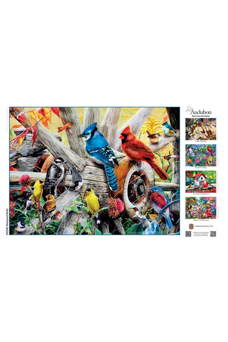 Backyard Birds 300 Piece Jigsaw Puzzle, Alternate, color, Multicolor