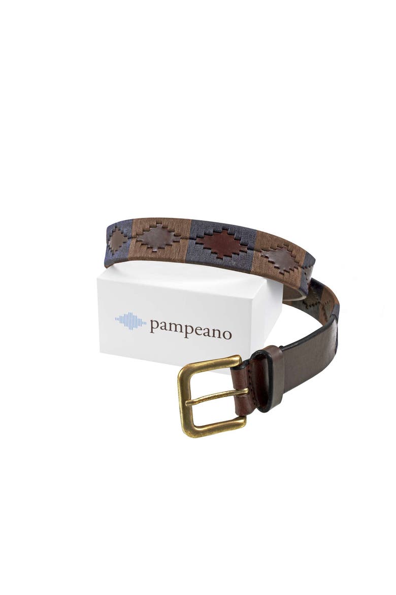 Jefe Belt, Main, color, Brown/Navy/Brown