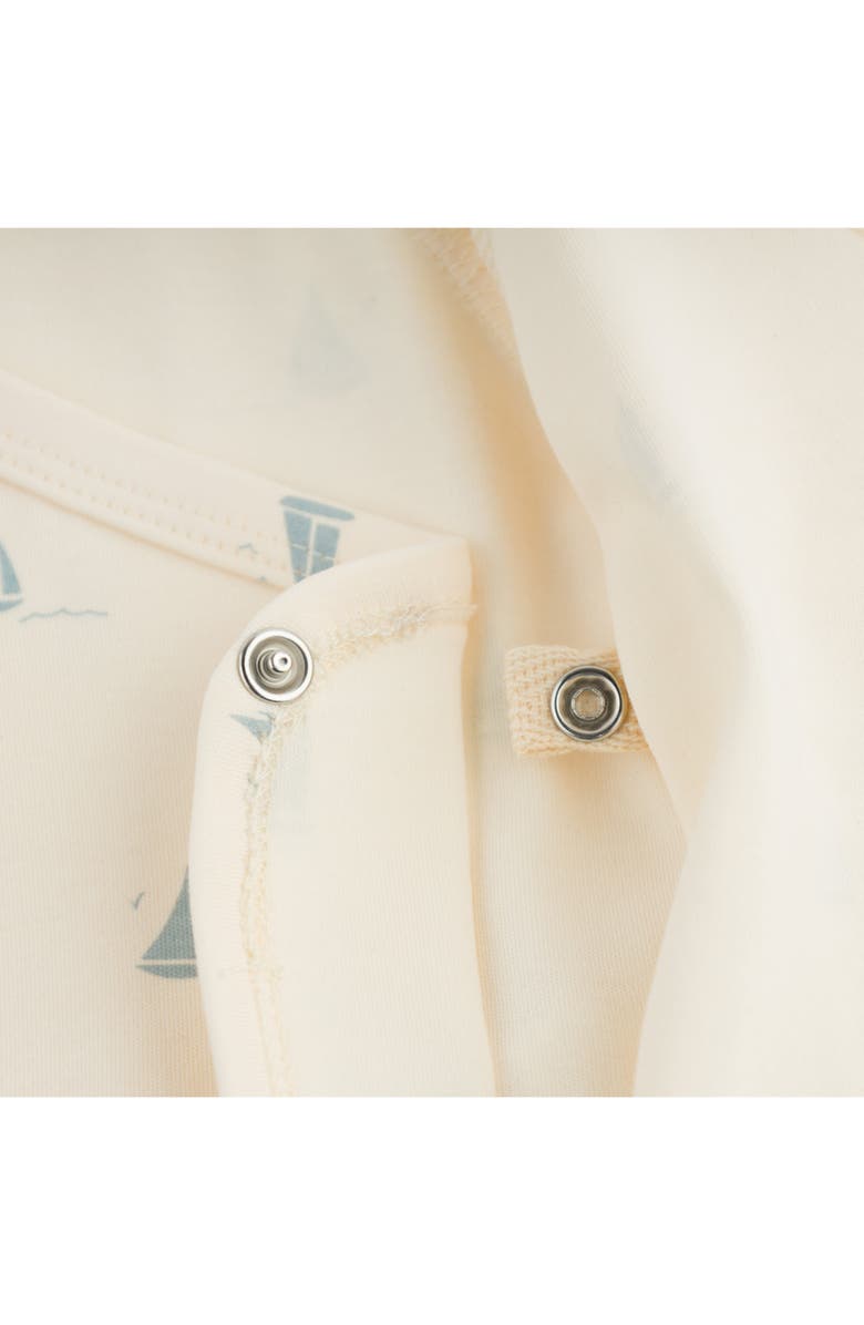 oh baby! Mini Sailboats Kimono Set, Alternate, color, Milk