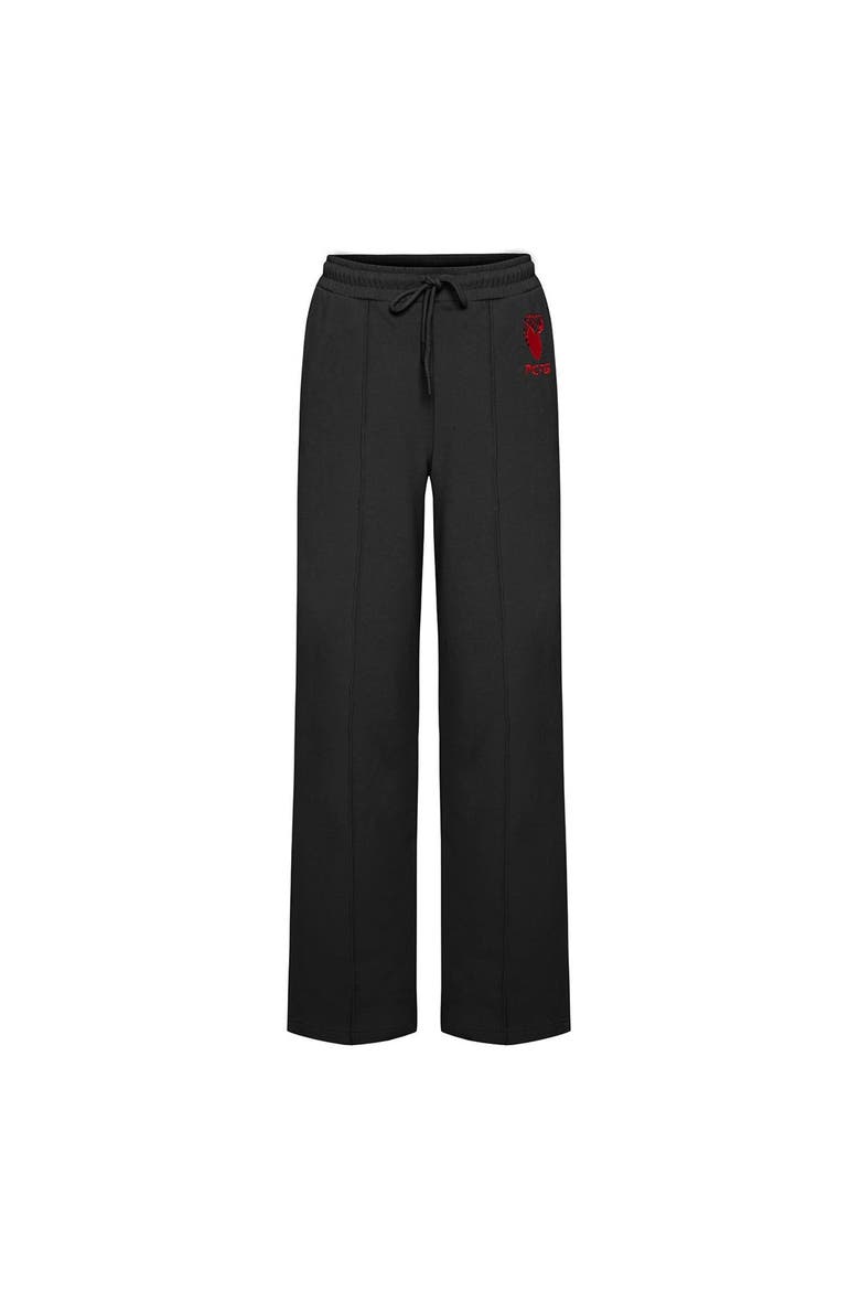 Cotton Destroyed Sweatpant, Main, color, BLACK
