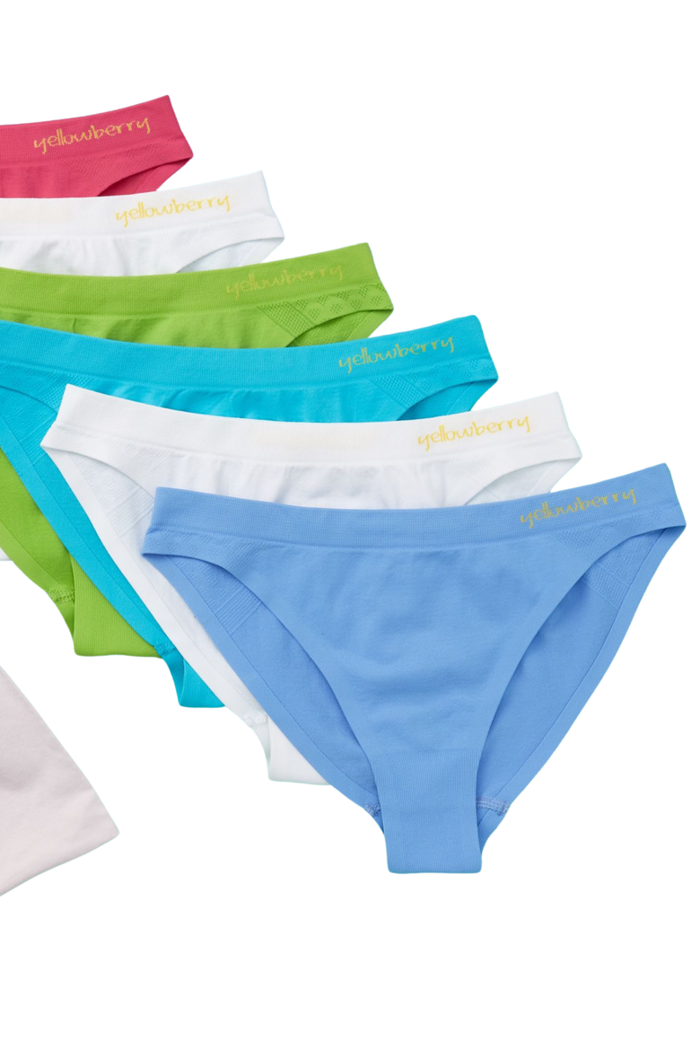 6PK Scout Seamless Underwear, Alternate, color, Green