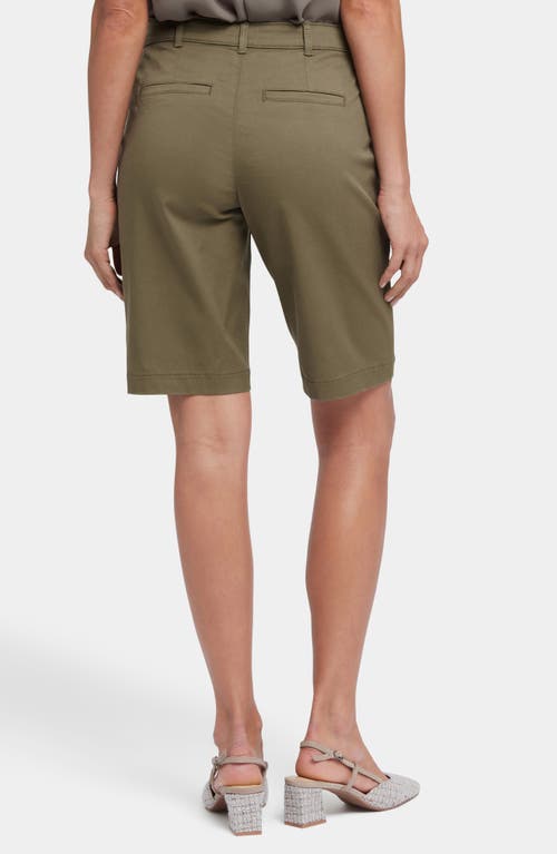 Nydj Bermuda Shorts In Bay Leaf