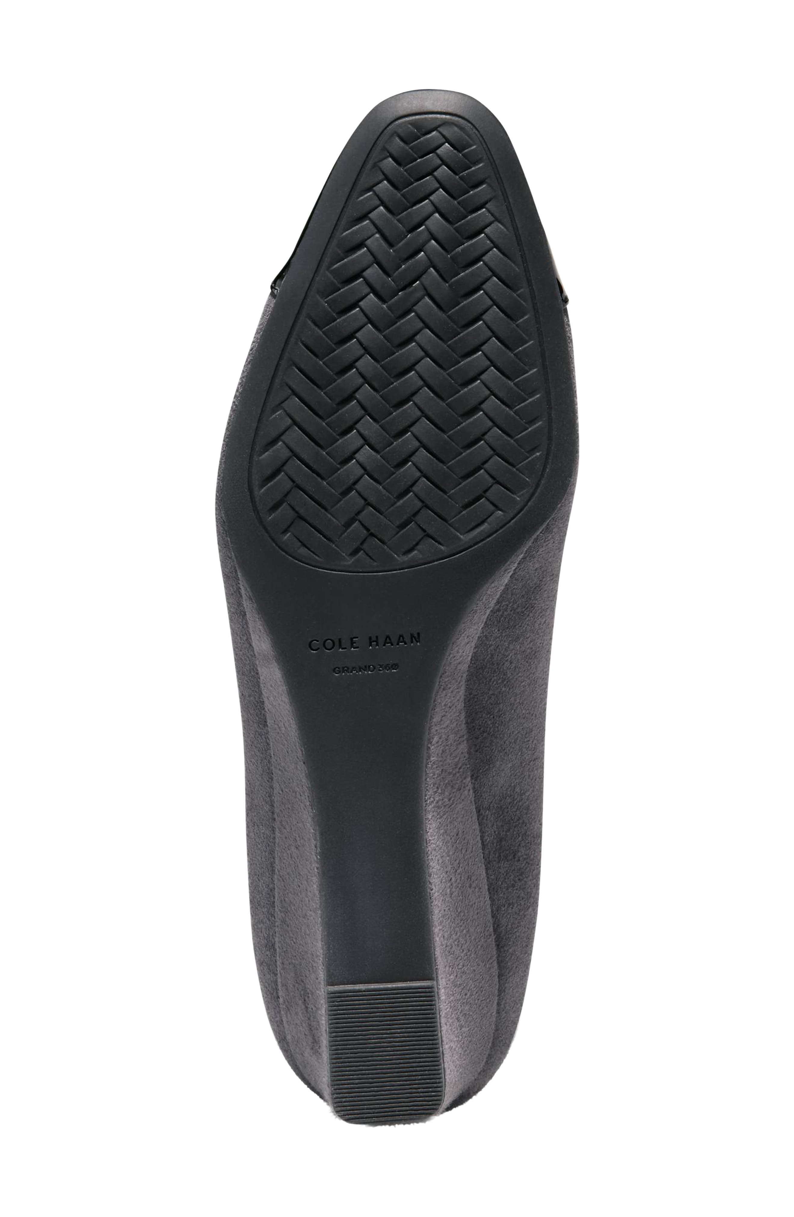 Go-To Malta Wedge Pump, Alternate, color, BLACKENED PEARL / BLACK PATENT