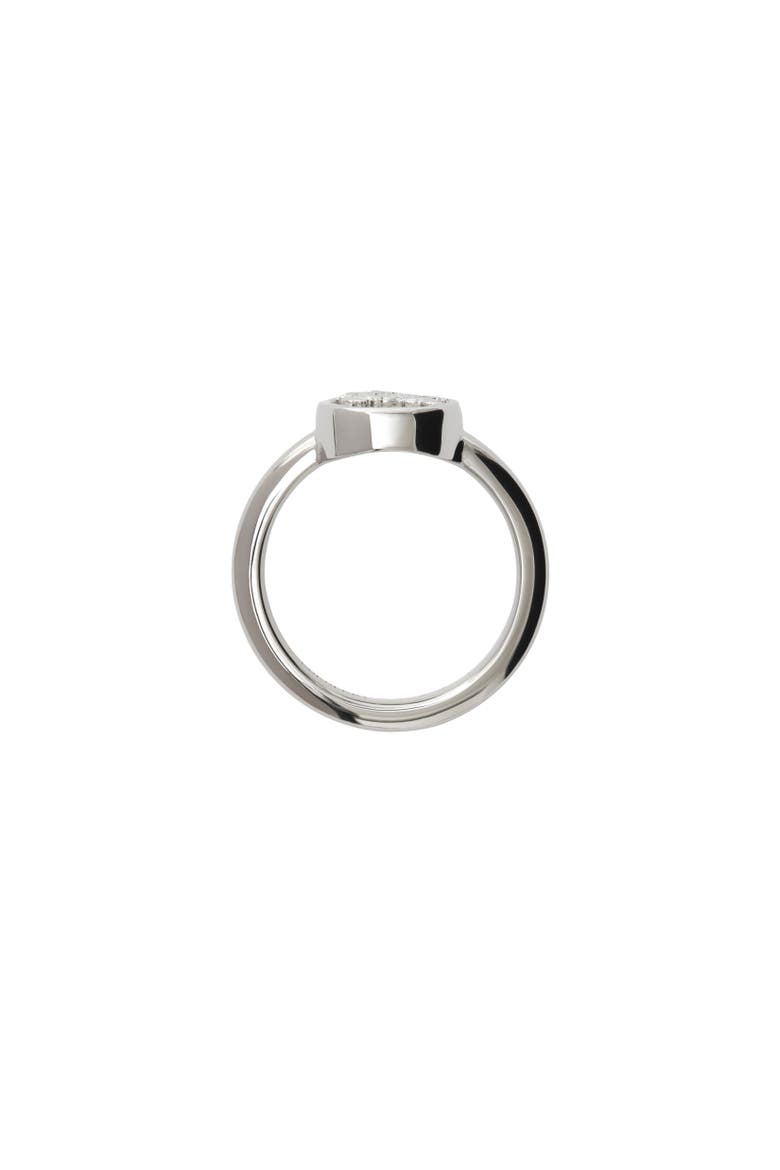 Knight Coin Ring, Alternate, color, Silver/black