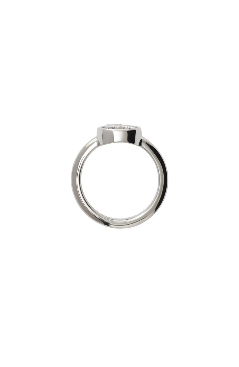 Burberry EKD Coin Ring, Alternate, color, Silver/Black