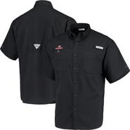 Columbia Men's Columbia Black Georgia Bulldogs Team PFG Tamiami Omni-Shade Button-Down Shirt