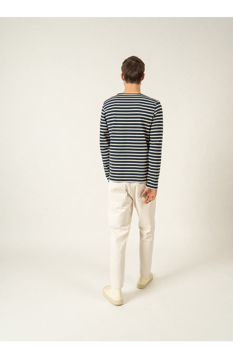 Saint James MERIDIEN MODERNE - Original Heavyweight Breton Shirt, Alternate, color, Navy/Ecru