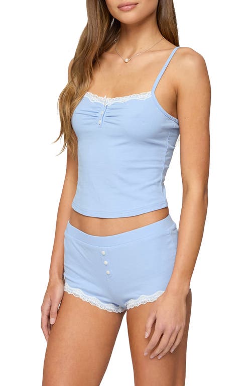 EDIKTED EDIKTED OLENA LACE TRIM HENLEY CAMISOLE 