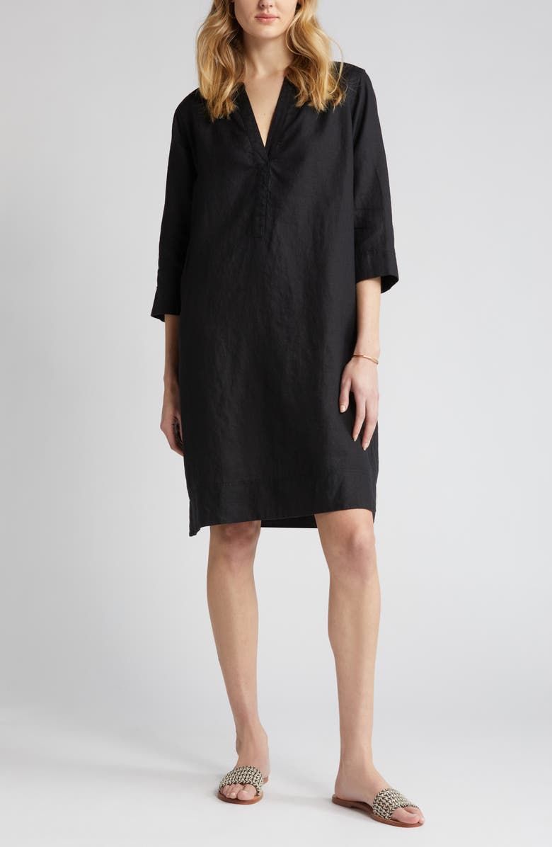 Masai Copenhagen Nokolo Linen Shift Dress, Alternate, color, 
