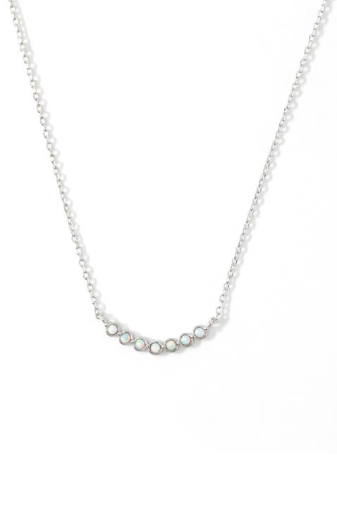 Opal Arc Necklace