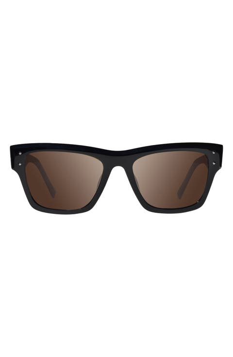 Indigo Polarized Square Sunglasses