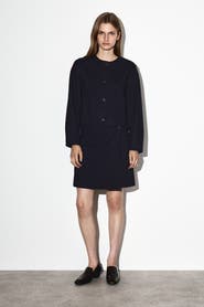COS Boiled Merino Wool Mini Skirt