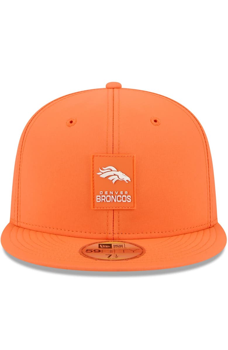 New Era Men's New Era Orange Denver Broncos 2025 Sideline  59FIFTY Fitted Hat, Alternate, color, Orange