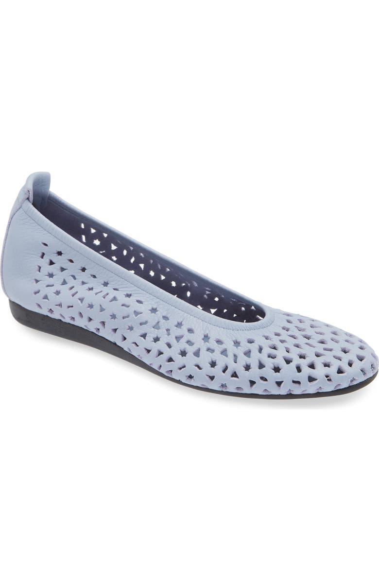 Arche Lilly Perforated Ballet Flat, Main, color,