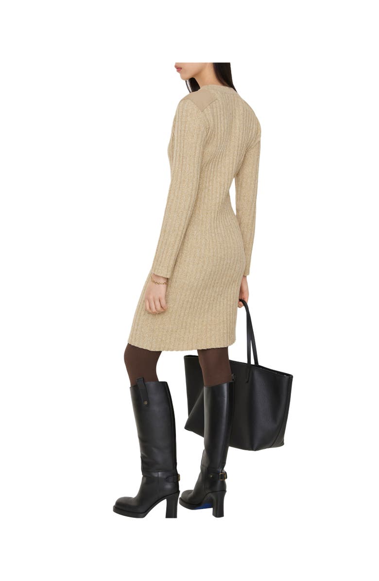 Burberry Wool Cashmere Dress, Alternate, color, Hamper Beige